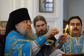 Чин благословения свещъ на Сретение Господне.