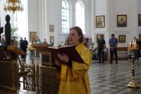 Божественная литургия в неделю всех святых, в земле Русской просиявших