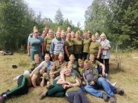 Тёплая встреча в родной деревне