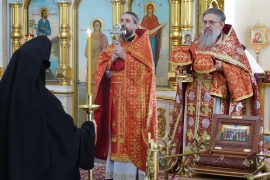 Пасхальная Божественная литургия и Крестный ход в Свято-Покровском Верхотурском женском монастыре