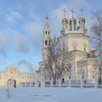 Божественная литургия в Троицком соборе Верхотурья
