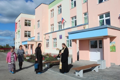 Накануне начала нового учебного года освящен детский сад *Золотой ключик*