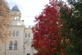 Свято-Николаевский монастырь в осенних красках