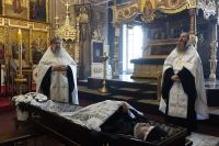 Отпевание и похороны насельника монастыря