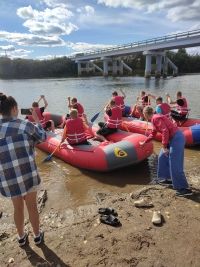 Детские соревнования по рафтингу