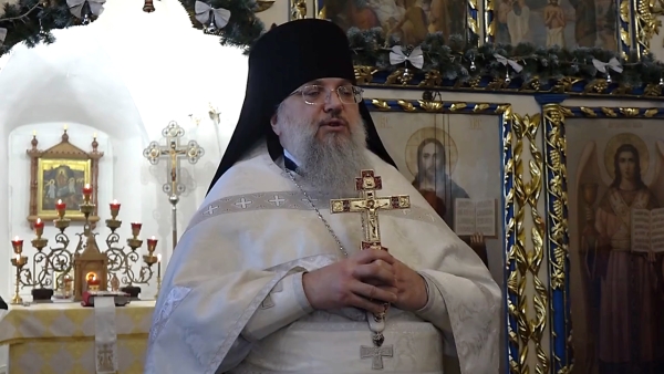 Проповедь игумена Иеронима в Крещенский сочельник