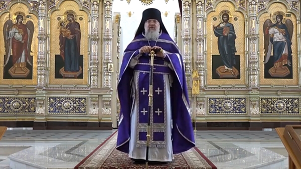 Проповедь игумена Иеронима на празднование изнесения Честны́х Древ Животворящего Креста Господня