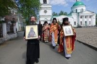 Божественная литургия и крестный ход в день памяти преподобного Арефы Верхотурского