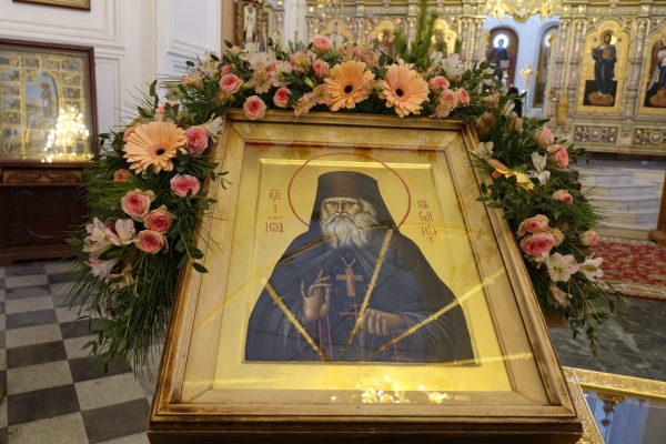Божественная литургия в день памяти преподобноисповедника Иоанна (Кевролетина)