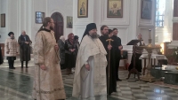 В Крещенский сочельник игумен Иероним совершил чин освящения воды