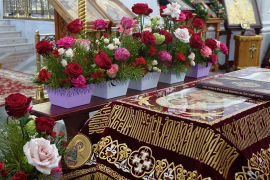 Вынос Плащаницы. Воспоминания Крестных Страданий Господа Иисуса Христа.