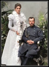 Российский император Николай II и императрица Александра Федоровна