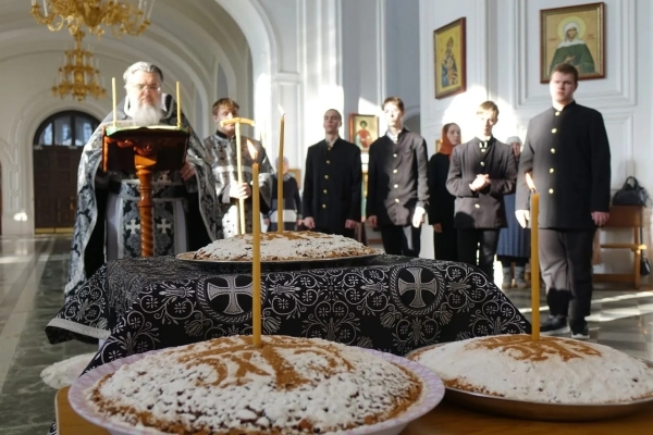 Освящение колива в нашем монастыре. Предание церкви