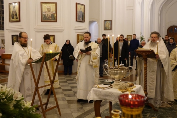 Великое освящение воды на Крещение Господне