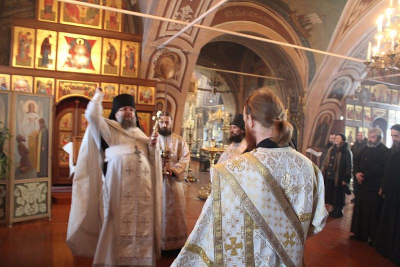 Престольный праздник придела в честь Архангела Михаила в Преображенском соборе
