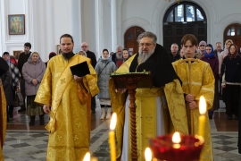 Божественная литургия в неделю воспоминания Адамова изгнания из Рая