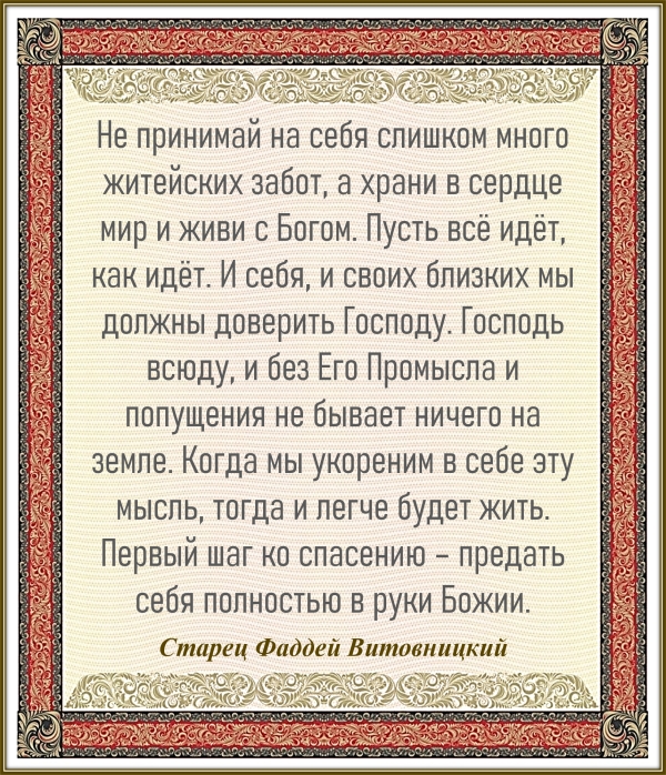 Старец Фаддей Витовницкий