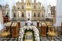 Божественная литургия на праздновании Вознесения Господня