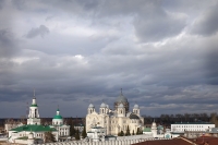 Виды древнего города из сторожевой башни верхотурского кремля