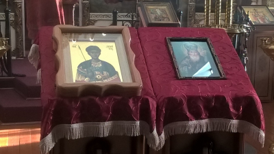 Память святого Димитрия Солунского. Богослужение в Преображенском соборе.