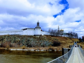 Красивые фотографии Верхотурья, сделанные паломницей в Вербное воскресение