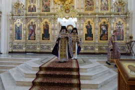 Божественная литургия в неделю 4-ю Великого поста