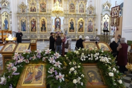 Божественная литургия в Великий вторник на Благовещение Пресвятой Богородицы