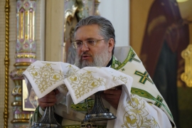 Божественная литургия в день прославления преподобноисповедника Иоанна Кевролетина