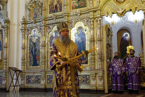 Всенощное бдение на праздновании Благовещения Пресвятой Богородицы